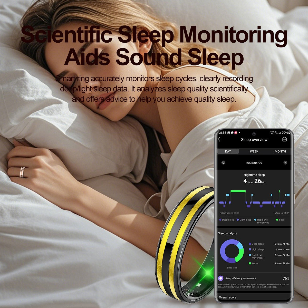 Slim Smart Ring – Everyday Wellness & Activity Insights