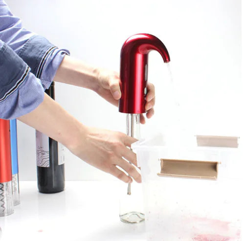 Electric Wine Aerator and Dispenser for Quick Decanting