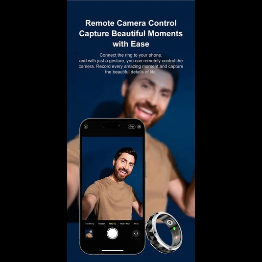 Gyro Stress-Relief Smart Ring