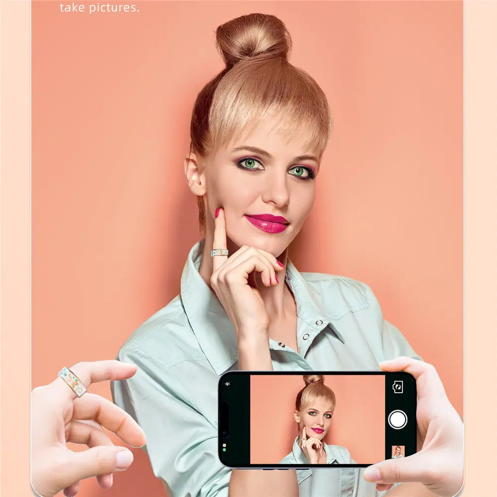 Colorful Smart Blood Oxygen Health Monitoring Ring