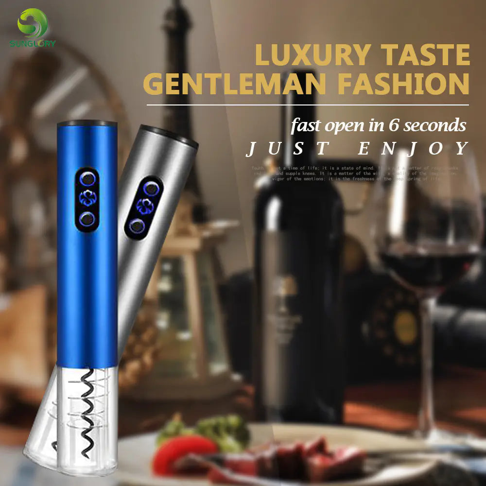 Deluxe Electric Corkscrew Set