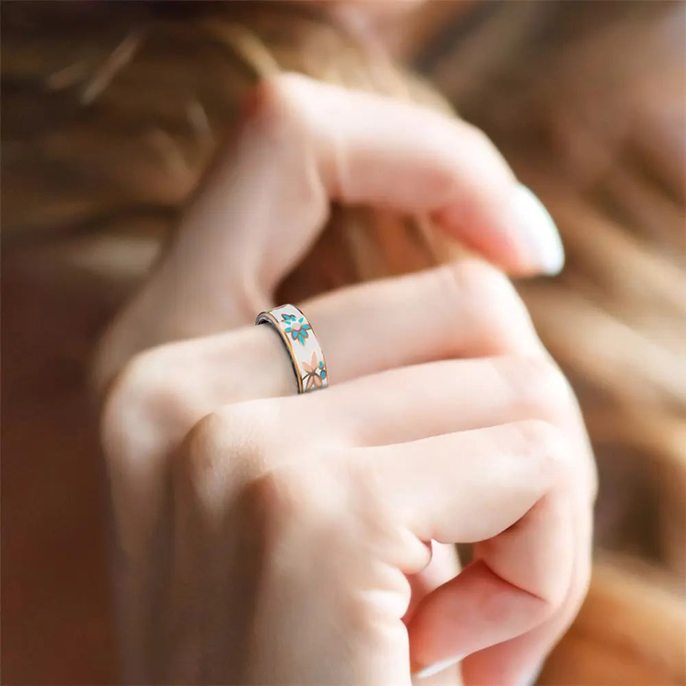 Colorful Smart Blood Oxygen Health Monitoring Ring