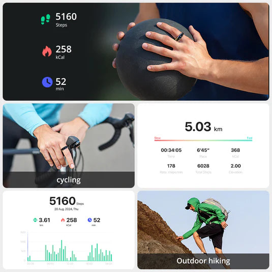 Gyro Stress-Relief Smart Ring