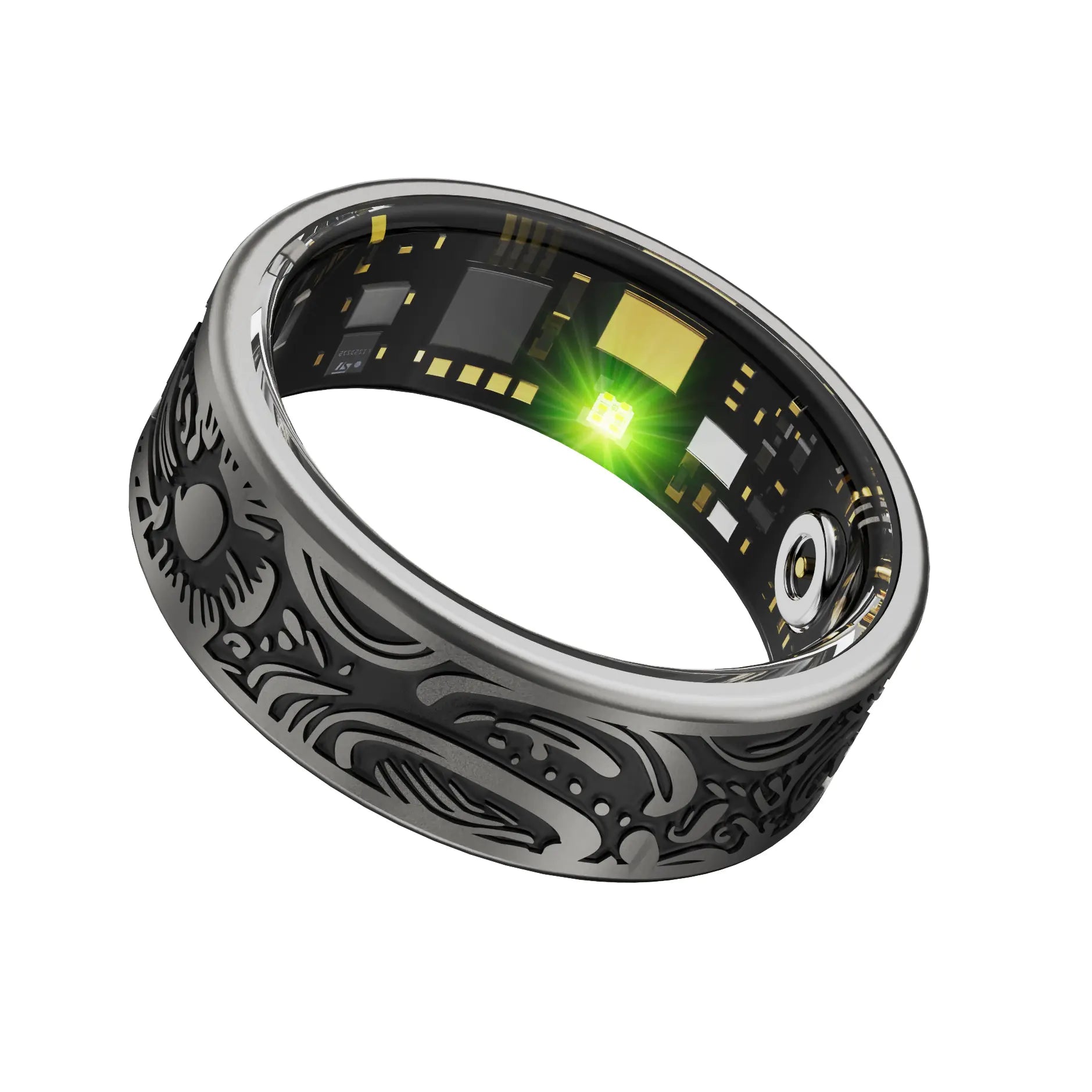 Retro Smart Ring Health Monitor