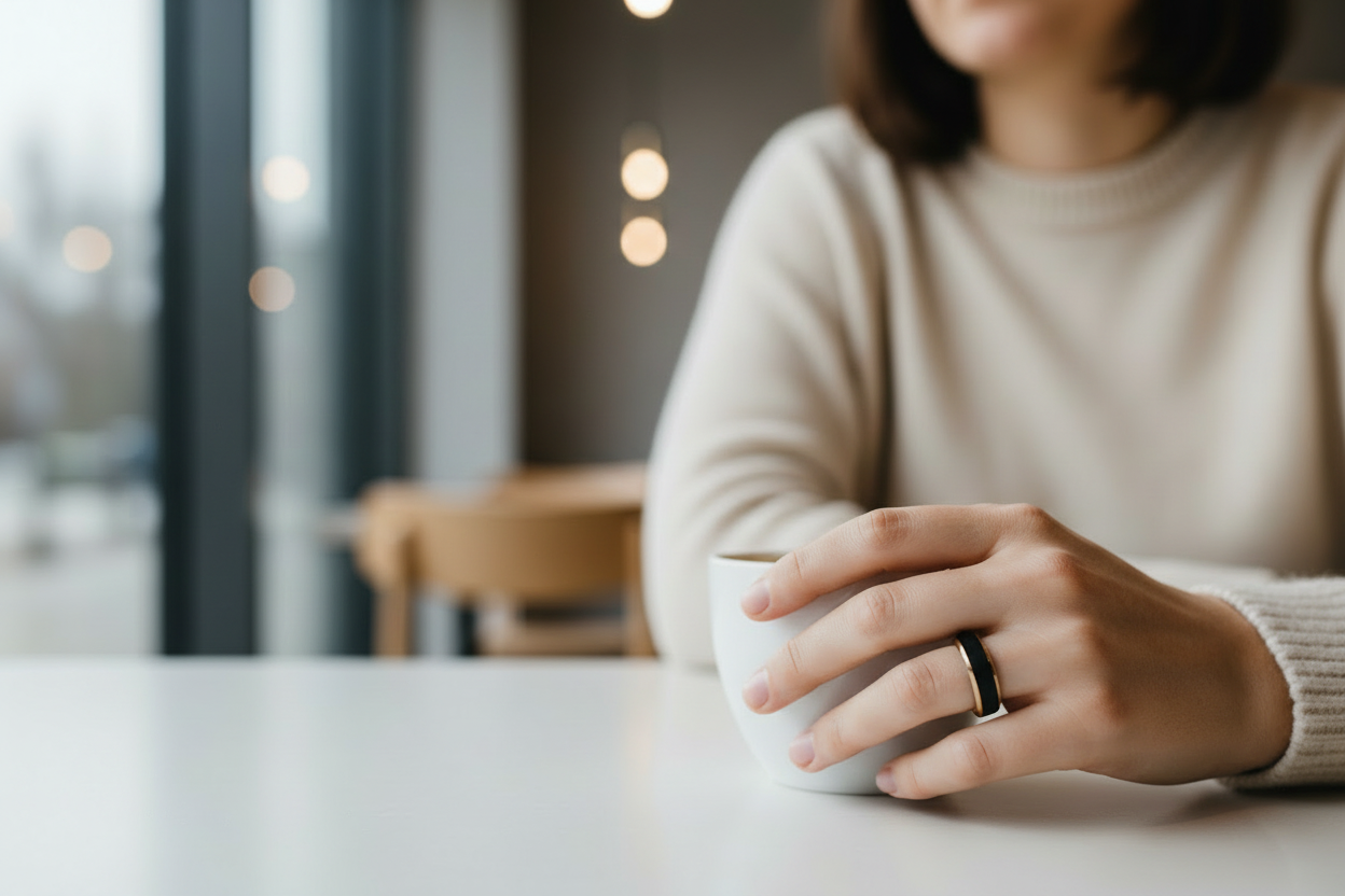 Horizontally flipped lifestyle image