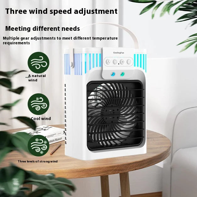 USB Quiet Mist Desktop Air Conditioner Fan