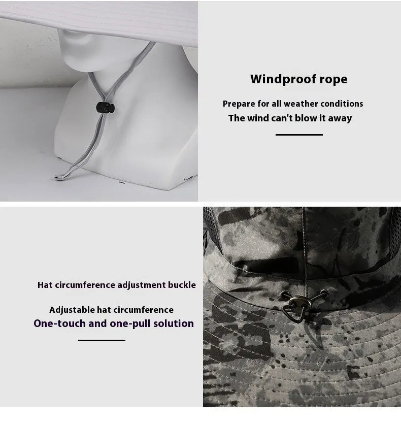 Solar Powered Cooling Fan Hat