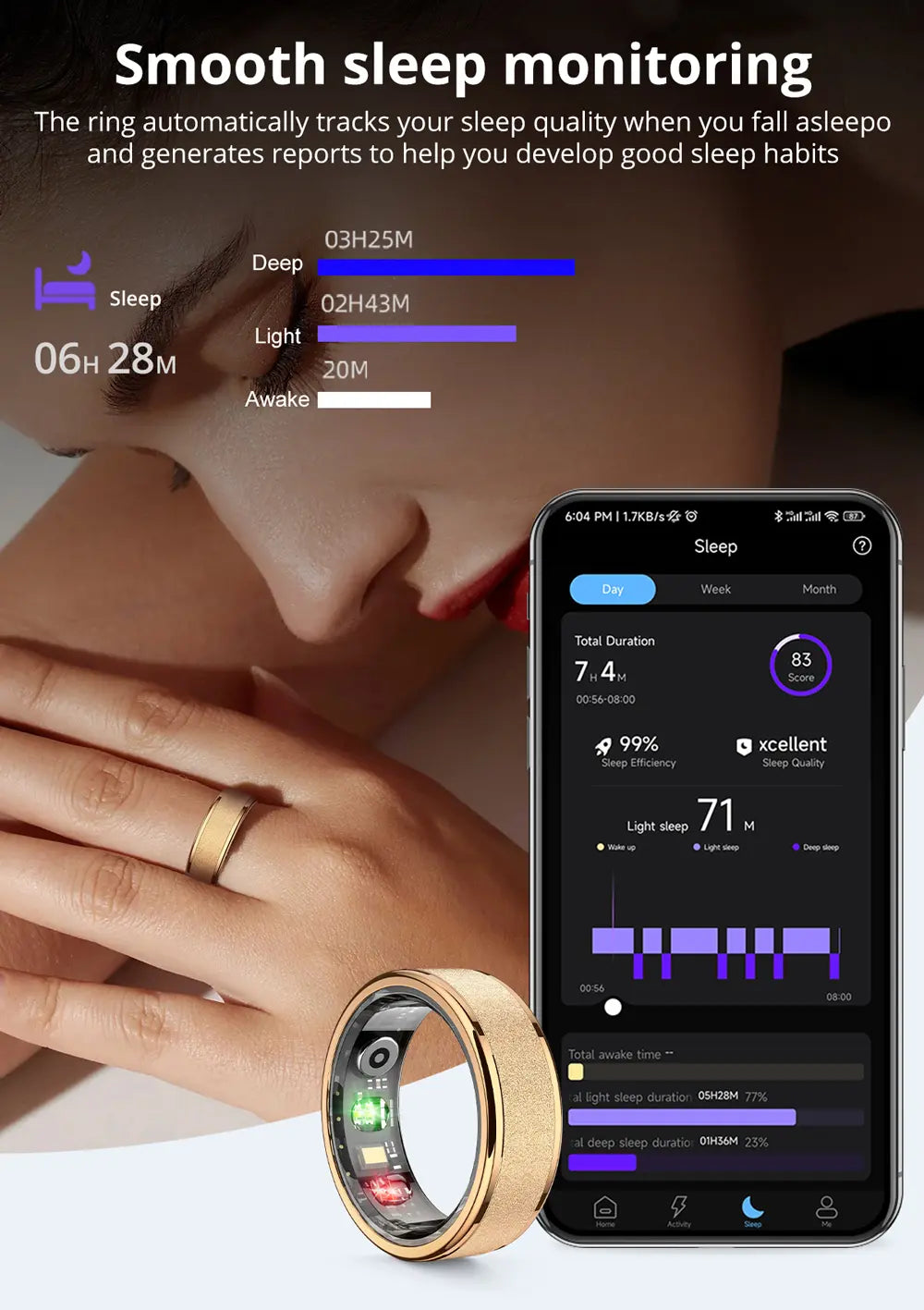 Fitness Smart Ring