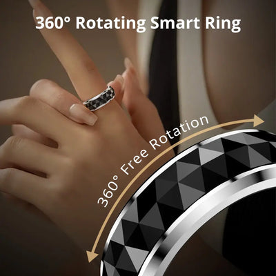 Gyro Stress-Relief Smart Ring