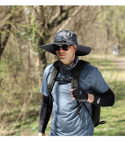 Solar Powered Cooling Fan Hat