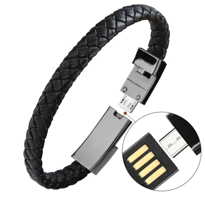 Data Cable, Wristband, Bracelet Data Cable