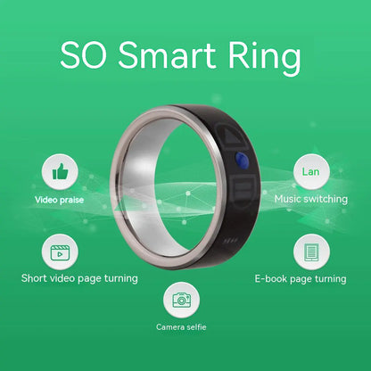 E-book Flip AI Voice Smart Wearable Ring