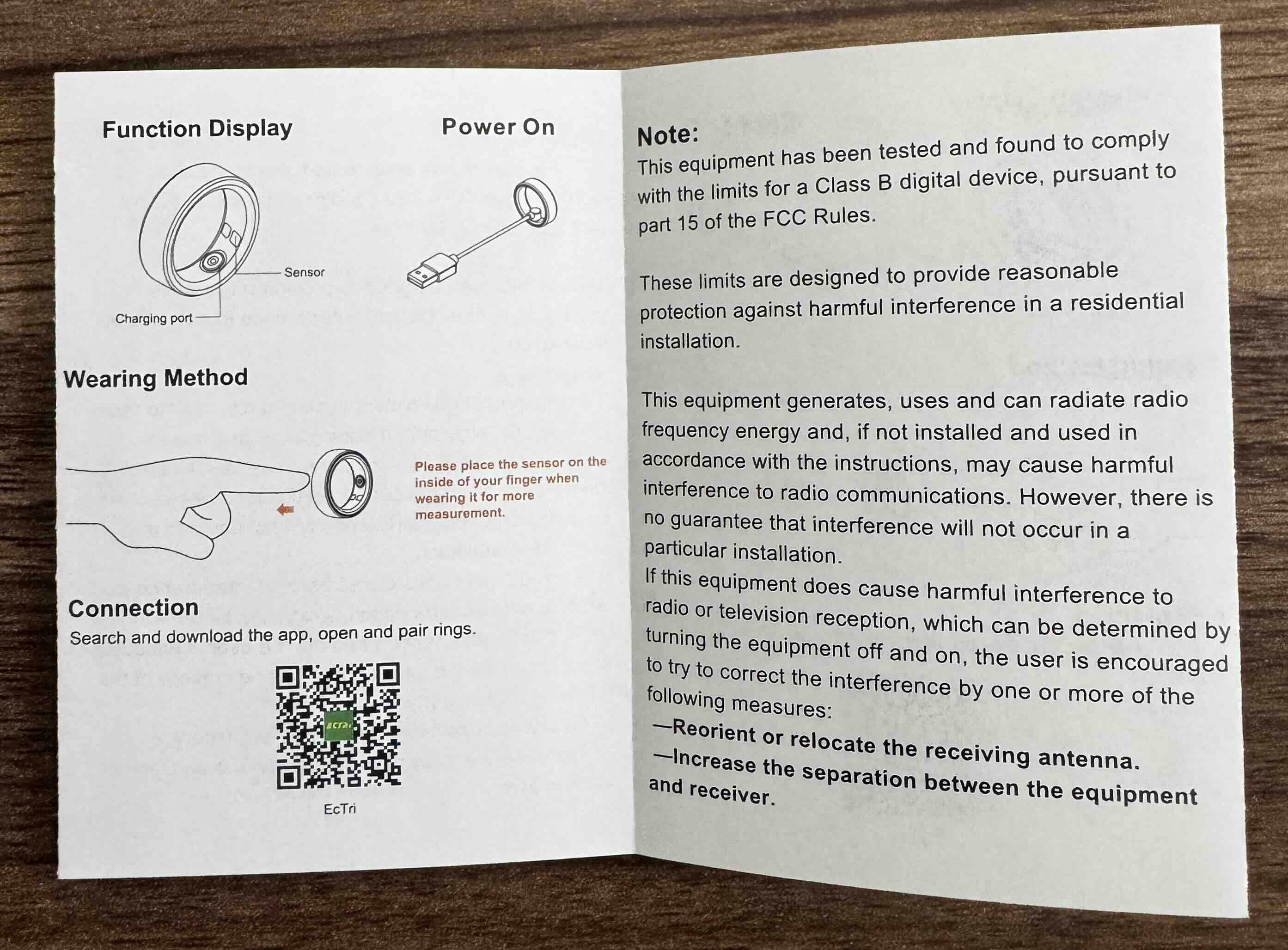 TechSnapper Smart Ring User Manual