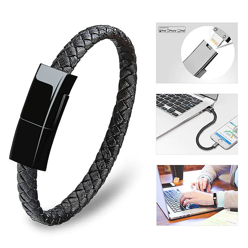 Data Cable, Wristband, Bracelet Data Cable