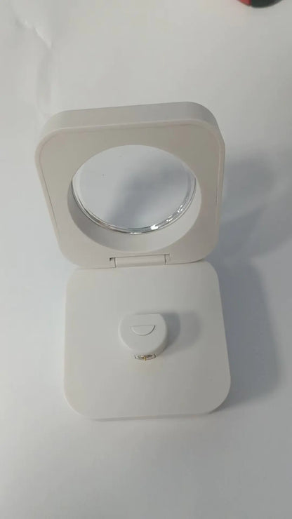 Stainless Steel Smart Ring with Luminous Dragon Pattern