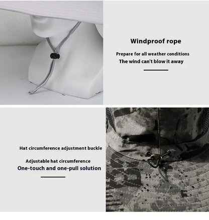 Solar Powered Cooling Fan Hat