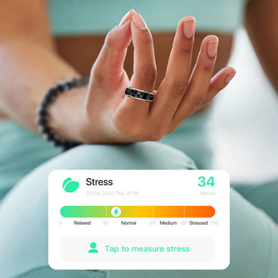 Gyro Stress-Relief Smart Ring